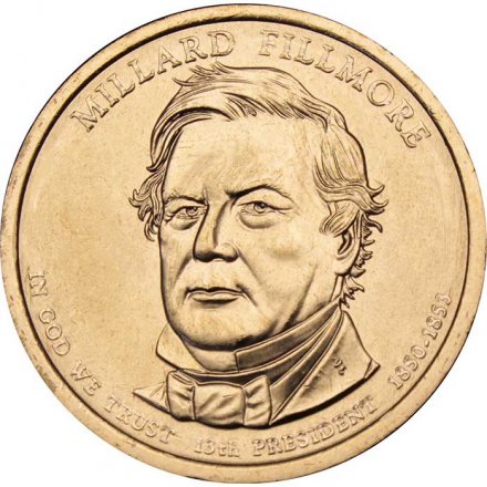 США 1 доллар 2010 год - Миллард Филлмор (D)