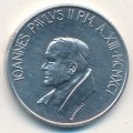 Ватикан 10 лир 1991 год
