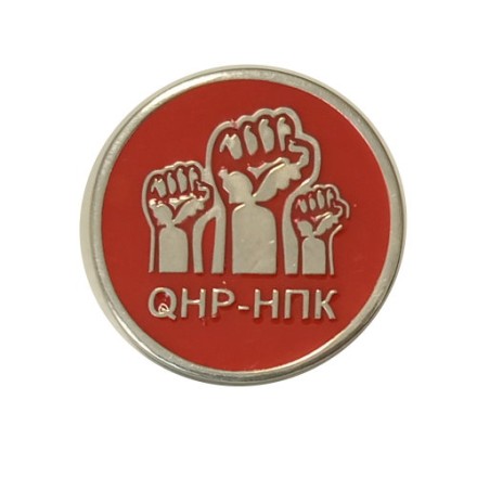 Значок QHP-НПК (Народная партия Казахстана) на цанге