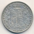 Великобритания 1/2 кроны 1878 год