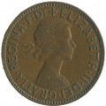 Великобритания 1/2 пенни 1960 год