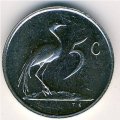 ЮАР 5 центов 1980 год