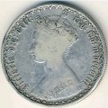 Великобритания 2 шиллинга (1 флорин) 1853 год