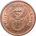 ЮАР 5 центов 2006 год - Журавль
