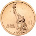 США 1 доллар 2018 год - Американские инновации - первый патент (P)