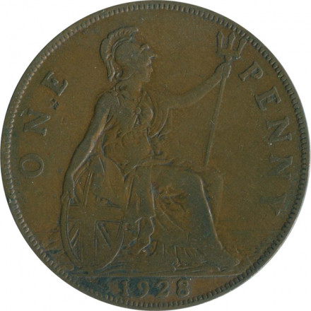 Великобритания 1 пенни 1928 год