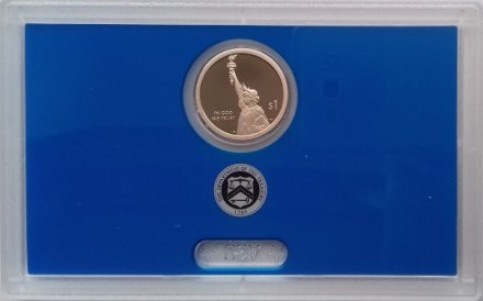 США 1 доллар 2018 год - Американские инновации - первый патент (S) Proof