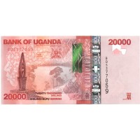 Уганда 20000 шиллингов 2015 год - Буйволы UNC