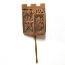 Значок-иголка Нарва. Narva