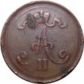 Финляндия 10 пенни 1876 - F+