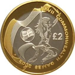 Великобритания 2 фунта 2002 год - XVII Игры Содружества, Англия