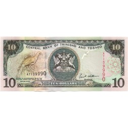 Тринидад и Тобаго 10 долларов 2002 год - UNC