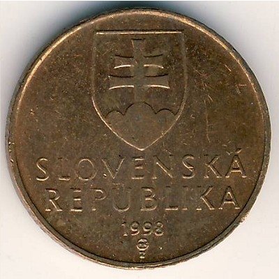 Словакия 50 гелеров 1998 год