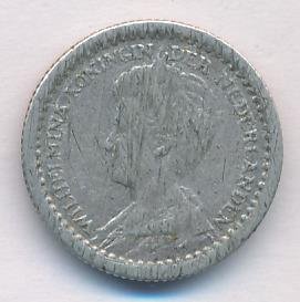 Нидерланды 10 центов 1911 год