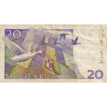 Швеция 20 крон 2007 год - F