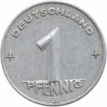ГДР 1 пфенниг 1953 год (E)