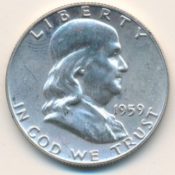 США 1/2 доллара 1959 год