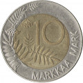 Финляндия 10 марок 1995 год - Глухарь