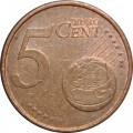 Германия 5 евроцентов 2002 год (F)