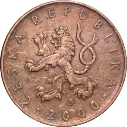 Чехия 10 крон 2000 год - Смена тысячелетия - 2000 год