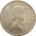 Австралия 1 флорин (2 шиллинга) 1962 год - Герб. Кенгуру и страус