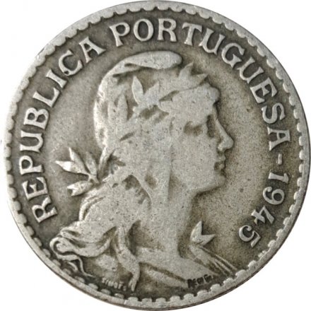 Португалия 1 эскудо 1945 год