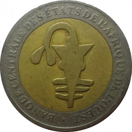 Западная Африка 200 франков 2005 год