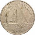 Бермудские острова 1 доллар 2009 год - F