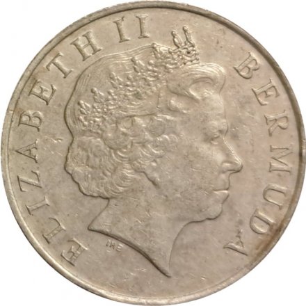 Бермудские острова 1 доллар 2009 год - F