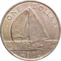 Бермудские острова 1 доллар 2009 год - F