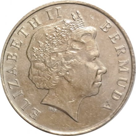 Бермудские острова 1 доллар 2009 год - F