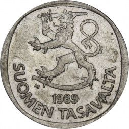Финляндия 1 марка 1989 год