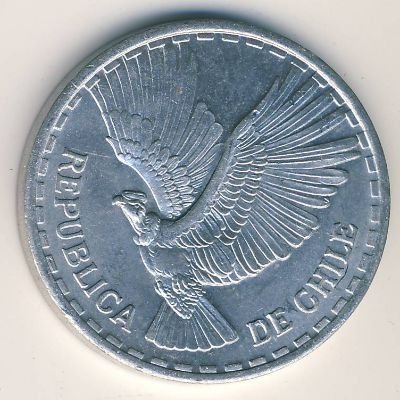 Чили 1 сентесимо 1963 год