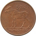 Норвегия 5 эре 1973 год - Лось