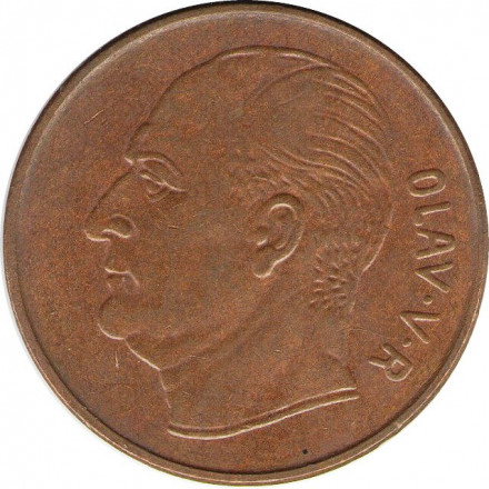 Норвегия 5 эре 1973 год - Лось