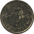 Финляндия 5 пенни 1987 год