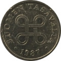 Финляндия 5 пенни 1987 год