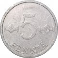 Финляндия 5 пенни 1987 год
