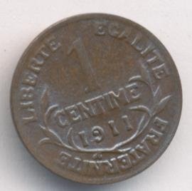 Франция 1 сантим 1911 год