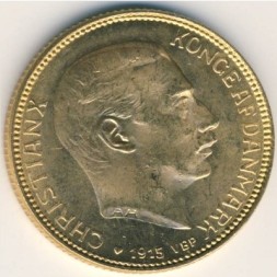Дания 20 крон 1915 год