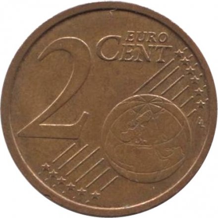 Германия 2 евроцента 2007 год (G)