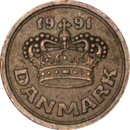Дания 50 эре 1991 год