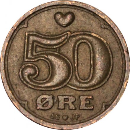 Дания 50 эре 1991 год