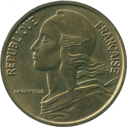 Франция 5 сантимов 1971 год - Марианна