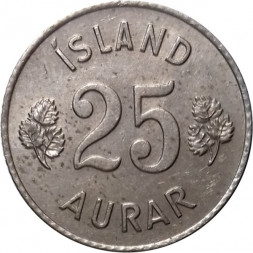 Исландия 25 эйре 1951 год
