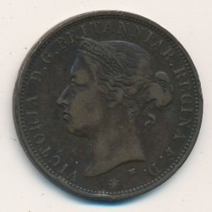 Джерси 1/12 шиллинга 1877 год