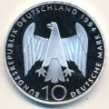 ФРГ 10 марок 1994 год - 50 лет с момента покушения на Адольфа Гитлера (Proof)