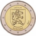 Латвия 2 евро 2017 год - Историческая область Курземе