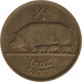 Ирландия 1/2 пенни 1967 год