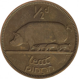 Ирландия 1/2 пенни 1967 год